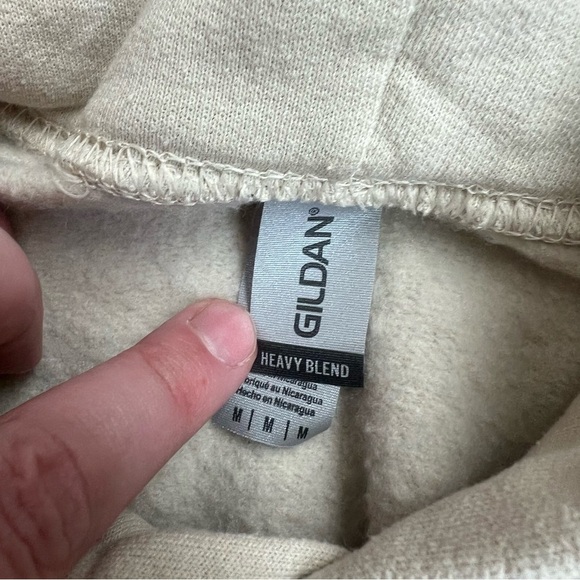 Jackson Wang MAGIC MAN (2022) Official Hoodie Tan Double Sided Size M - Picture 6 of 6